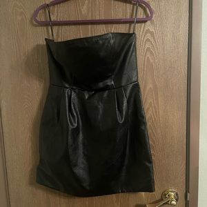 Forever 21 leather dress